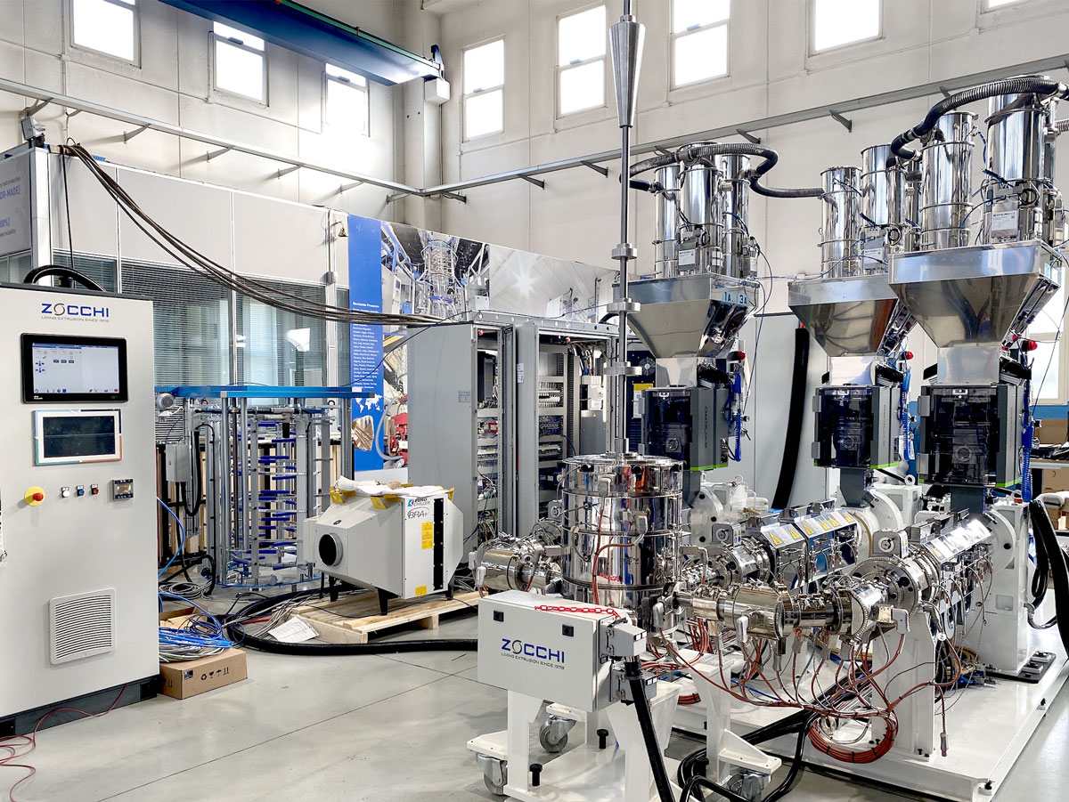 New Full Complete 3-layer Coextrusion Line